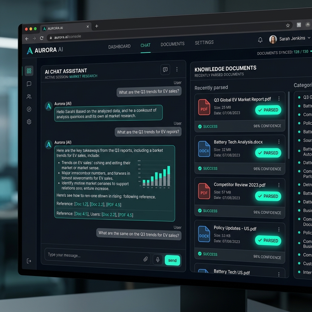 AI Expert Chat and Knowledge Base Agent Dashboard